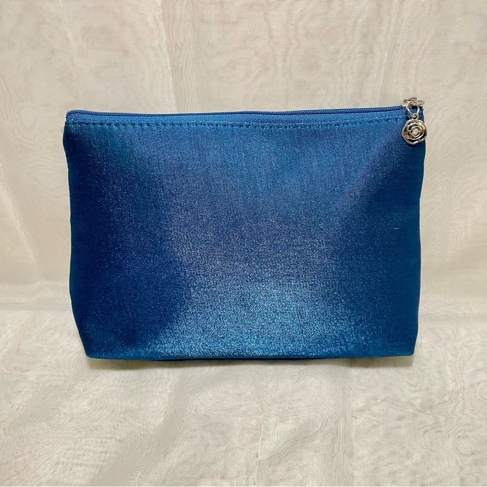 Lancome Elegant Blue Cosmetic Bag